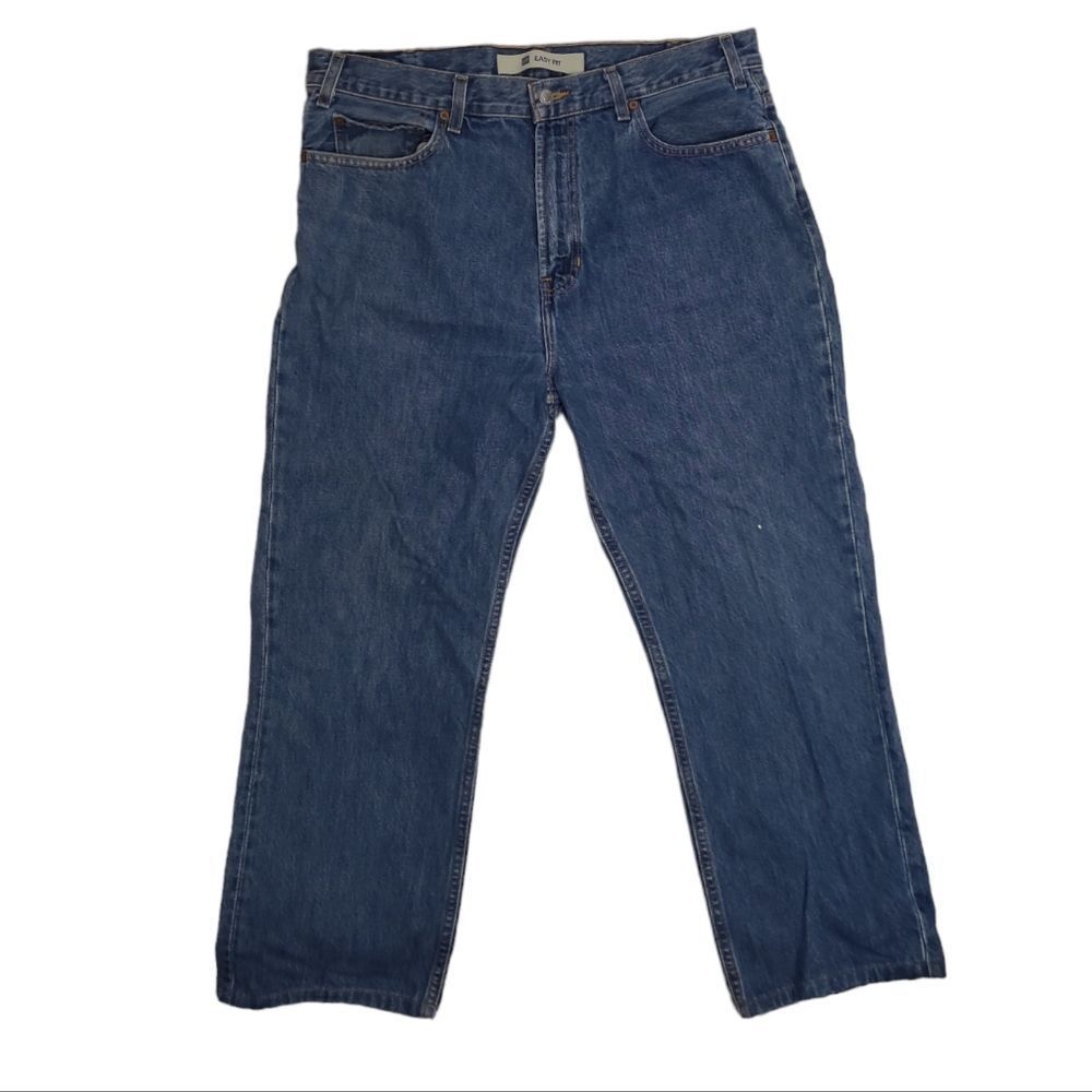 VINTAGE 90s/Y2K GAP‎ easy fit medium wash baggy denim jeans 36x30